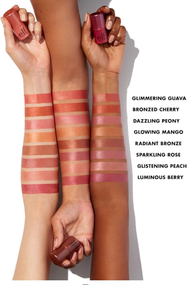 1743951285_71qQMFIvSWL._AC_SL1500_.jpg e.l.f. Monochromatic Multi Stick, Creamy, Lightweight, Versatile, Luxurious, Adds Shimmer, Easy To Use On The Go, Blends Effortlessly, Dazzling Peony 4.4g, 81346