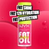 NYX Professional Makeup Lip Gloss, High Shine, Non-Sticky FInish, 12 Hours Hydrating, Fat Applicator, With Squalane, Raspberry and Cloudberry Oils, Fat Oil Lip Drip, Shade: Scrollin