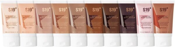 S19 SUPER FX Body Makeup, LIGHT/MEDIUM - Smoothes & Evens Skin Tone & Texture, Hide Scars & Blemishes - 100ml