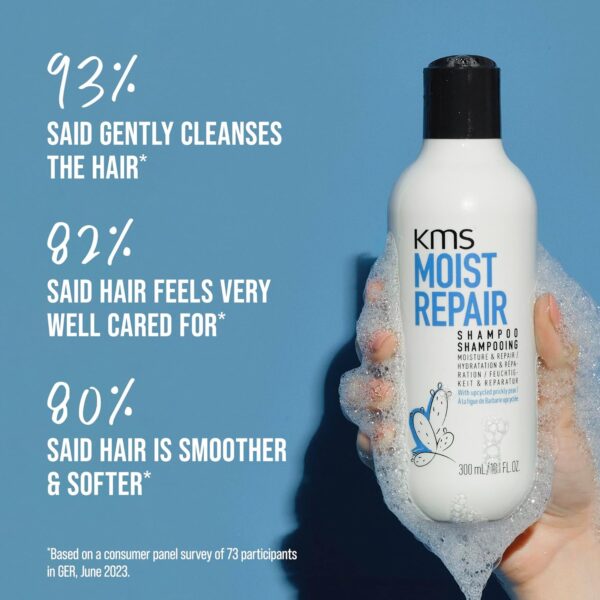 KMS MoistRepair Shampoo for Dry Hair, 750ml, Repair, Moisturize, Protect, with Upcycled Prickly Pear, Vegan Formula