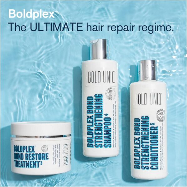 BoldPlex 5 Bond Strengthening Protein Conditioner for Dry Damaged hair - Hydrating Formula for Curly, Dry, Coloured, Frizzy, Broken or Bleached Hair Types. Cruelty-free & Vegan