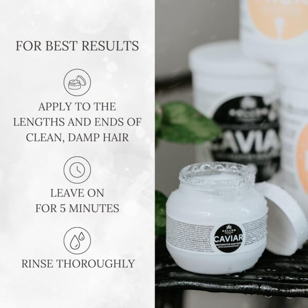 Kallos KJMN Aloe Vera Moisture Repair Shine Hair Mask for dry and damaged hair with aloe vera extract 1000 ml - 33,81 Fl Oz
