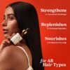 Fable & Mane HoliRoots Hair Oil, Strengthens Dry, Damaged Hair and Scalp. Pre Wash Oil Treatment Repairs with Ashwagandha, Amla and Castor Oil