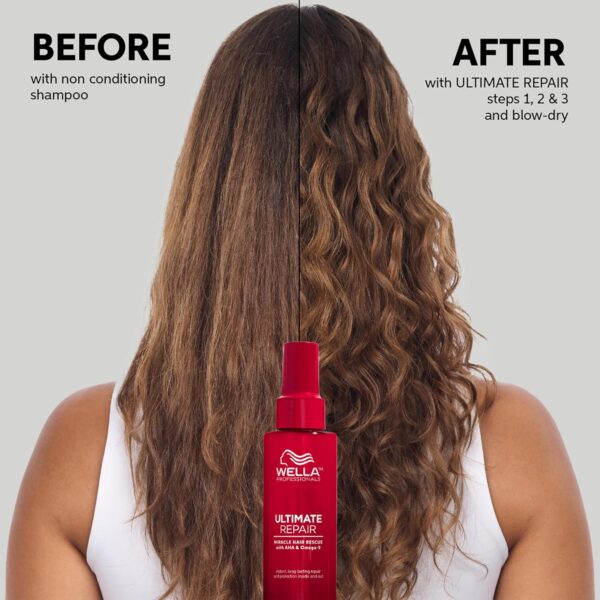 Wella Professionals Repair and Rebuild Professional Hair Care Duo for All Types of Hair Damage, Ultimate Repair Shampoo 1L and Conditioner 500ml Bundle