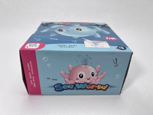 Jiosdo Baby Bath Toys, Octopus Spray Water Light Up Bath Toys, Automatic Induction Water Toys, Bath time shower Bathtub toys Gifts for Toddlers Girls Boys（Pink）