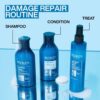REDKEN Shampoo, For Damaged Hair, Repairs Strength & Builds Resilience, Extreme