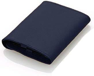 ProBytes 16 Piece Unisex Grooming Kit - His Her Manicure Set, Pedicure, Hand Foot Facial Nail Intimate Personal Care, Leather Case, Travel Essential, Rustproof Powder Coated Steel - Blue