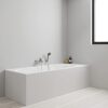 GROHE Start Flow – Exposed Wall Mounted 1 Metal Lever Bath Mixer Tap (Automatic Bath/Shower Diverter, 46 mm Ceramic Cartridge, Integrated Non-Return Valve, Metal Wall escutcheons), Chrome, 23772000
