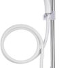 Croydex Bath Shower Mixer Set White & Chrome, 430mm, (AB220022)