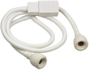AQUALONA Double Tap Bath Sink Shower Head Hose Spray Hairdresser Pet Push On (Double Tap Fitting Duet 1.3m In Length)