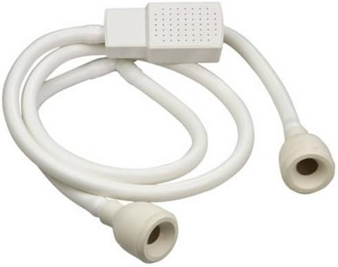 AQUALONA Double Tap Bath Sink Shower Head Hose Spray Hairdresser Pet Push On (Double Tap Fitting Duet 1.3m In Length)