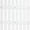 Aggloz | ECO Shower/Bath Floor Mat | Non-Slip Mat with Rubber Plugs | Easy to Clean | Water Resistant Shower Mat | Slatted Duckboard Design | Multipurpose Bath Mat | 61 x 37 cm (Colour-White)