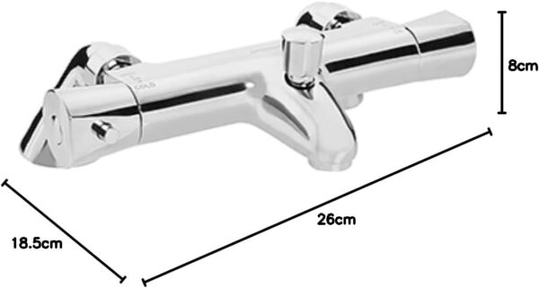 41SeUmOfzVL._AC_SL1356_.jpg Bristan Artisan AR2 THBSM C Thermostatic Bath Shower Mixer Tap - Chrome Plated