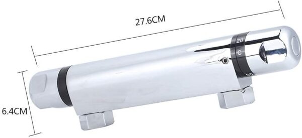 41TT-2BRBL._AC_SL1001_.jpg Chrome Thermostatic Shower Mixer Valve, Modern Thermostatic Bar Bath Mixer Tap, Anti Scald Tap Temperature Control Shower Valve 38°C Temperature Protection, Safe and Comfortable Bathing