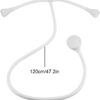 Fdit 1.2M Double Tap Connection Push On Bath Sink Shower Head Handheld Showers Hose Water Spray Pet Hair Dresser G1/2" Connector Thread