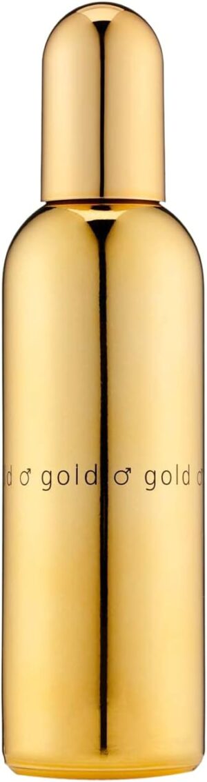COLOUR ME Gold Homme Perfume for Men. 2x100ml Eau de Parfum Men Twin Pack, Luxury Fragrance - Mens Aftershave, Long Lasting Fragrance for Men by Milton-Lloyd