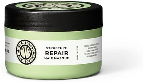 Maria Nila Structure Repair, For Damaged & Chemically Treated Hair, Algae Extract Rebuilds & Moisturizes, 100% Vegan & Sulfate/Paraben free