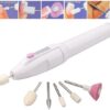 Accessotech Battery Manicure and Pedicure Beauty Nail Art Care File Polish Drill Tool Set