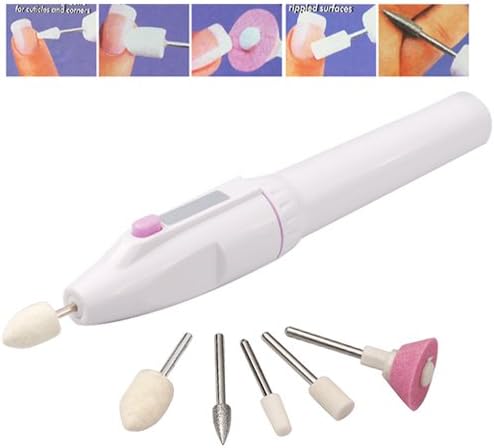 Accessotech Battery Manicure and Pedicure Beauty Nail Art Care File Polish Drill Tool Set