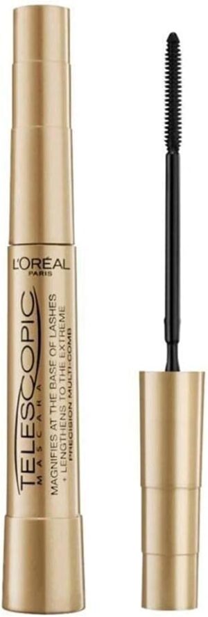 L'Oreal Paris Mascara, Telescopic, Black, 8 ml