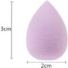 6Pcs Purple Mini Makeup Sponge Small Beauty Sponge Blender Set for Foundation, Powder, Concealer Highlight,and Eye Shadow, Makeup Blenders and Sponges，Face