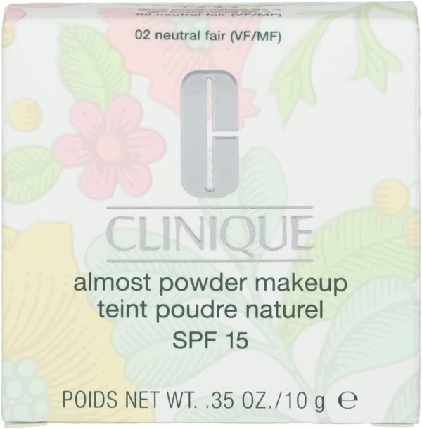 Almost Powder Makeup SPF15 New Packaging by Clinique 02 Neutral Fair / 0.35 oz. 10g