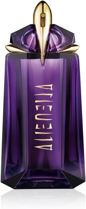MUGLER Alien, Eau de Parfum, Women's Perfume, Ambery, Woody and Floral Aroma, Vibrant Fragrance, Refillable