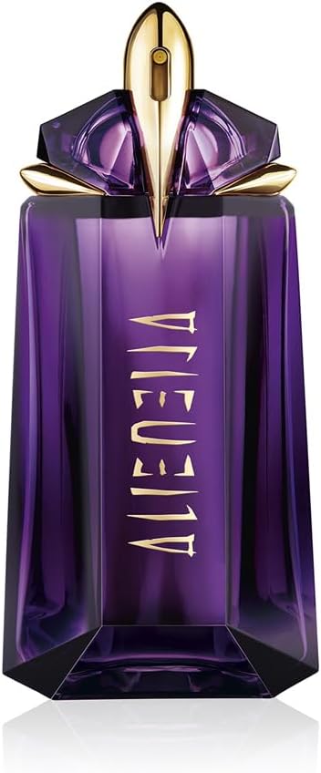 MUGLER Alien, Eau de Parfum, Women's Perfume, Ambery, Woody and Floral Aroma, Vibrant Fragrance, Refillable