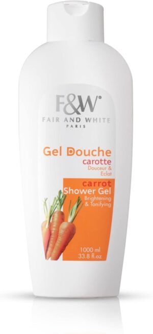 Fair & White Carrot Shower Gel Brightening & tonifying