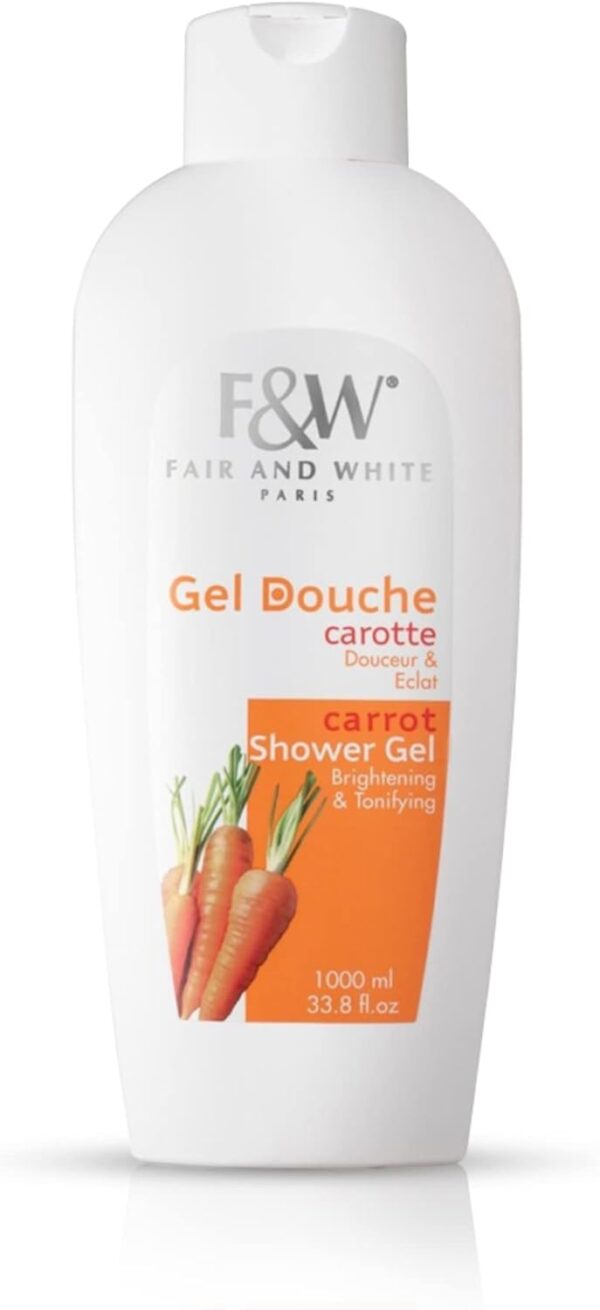 Fair & White Carrot Shower Gel Brightening & tonifying