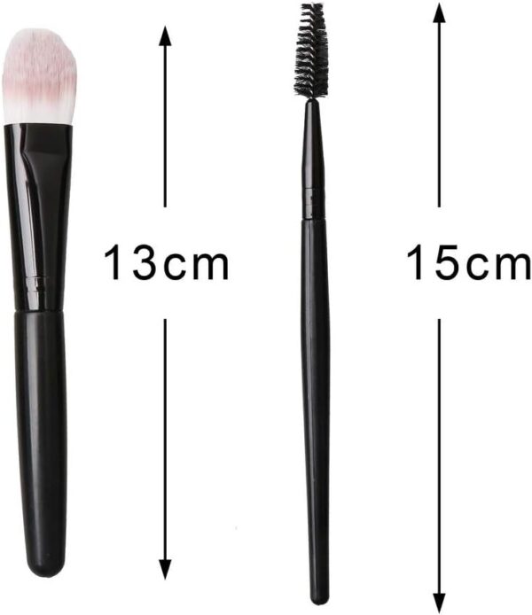 Makeup Brushes ZHIYE Make up Brush Set 20 PCs Professional Face Eyeliner for Foundation Blush Concealer Eyeshadow with Travel Green