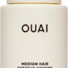 OUAI Medium Conditioner Travel Size - Hydrating Hair Conditioner with Coconut Oil, Babassu Oil, and Keratin - Strengthens, Repairs and Adds Shine - Paraben and Phthalate Free Hair Care Products - 89ml