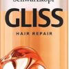 '3 x Gliss Kur Express Repair Conditioner Total Repair For Dry, Damaged Hair 200 Ml
