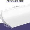 3M Shower Tray Sealing Strip, Bath Sink Edging Edge Seal Trim, Silicone Shower Tray Sealing Strip, Wet Room Threshold Floor Water Barrier Retaining Strip, Bathroom Sealant for Wet and Dry Pedal