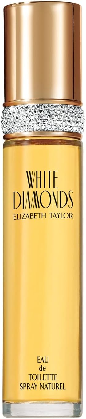Elizabeth Taylor White Diamonds Eau de Toilette Spray, 100ml, Floral Chypre Fragrance, Celebrity Perfume for Women