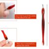 7 Pcs Nail File Set, Nail Files Professional, Nail Files 100/180 Grit, Nail File and Buffer Set, Acrylic Nail File, Nail Polish Gel Remover Tools Kit, with Cuticle Pusher and Cuticle Remover