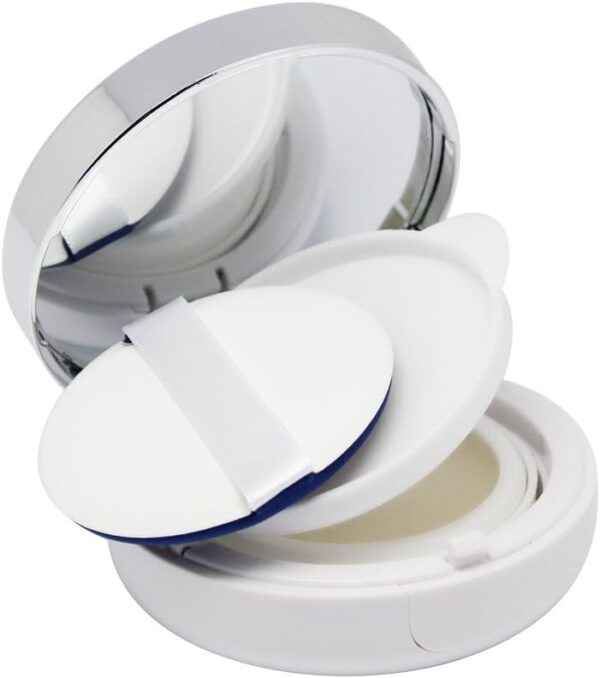 SelfTek Empty Foundation Puff Box Air Cushion Container for DIY BB/CC Cream Liquid Foundation with Mirror and Sponge Puff