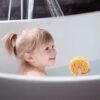 Valicaer Sponges Bath,3Pcs Larger Shower Sponges for Women Men Exfoliating Body Sponge with 2Adhesive Hooks Ultra-Soft Deep Cleansing Bath Sponges for Adults and Kids Shower Bathing Accessories
