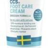 CCS Professional Foot Care Cream 60 ml - Moisturise and Protect Dry and Callused Feet, Contains 10% Urea and Eucalyptus Oil, Clinically Tested, Suitable for Diabetics