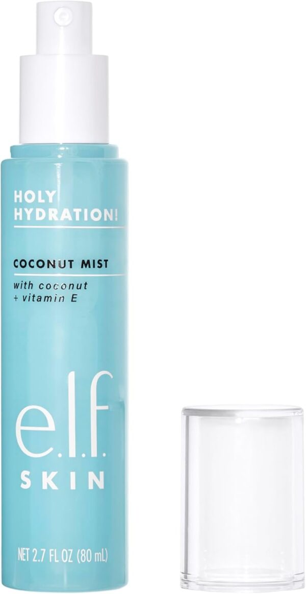e.l.f. Hydrating Coconut Mist, Lightweight, Scented, Versatile, Refreshes, Soothes, Invigorates, Infused with Vitamin E, 2.7 Fl Oz