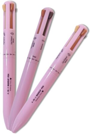 4 In 1 Makeup Pen Multifunctional Makeup Pen，Waterproof，Highlighter，4 Color Multifunction Makeup Beauty Pen,Makeup Pen for Woman Design