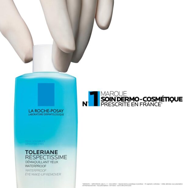 La Roche-Posay Respectissime Waterproof Gentle Eye Makeup Remover For Sensitive Skin 125ml