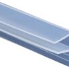 F Shape Bath Shower Screen Seal Strip Soft Rubber Shower Door Seal Strip 2 Metres Long Shower Seals Fits 6-10mm Glass for Curved and Vertical Screens or Doors (F-6MM)