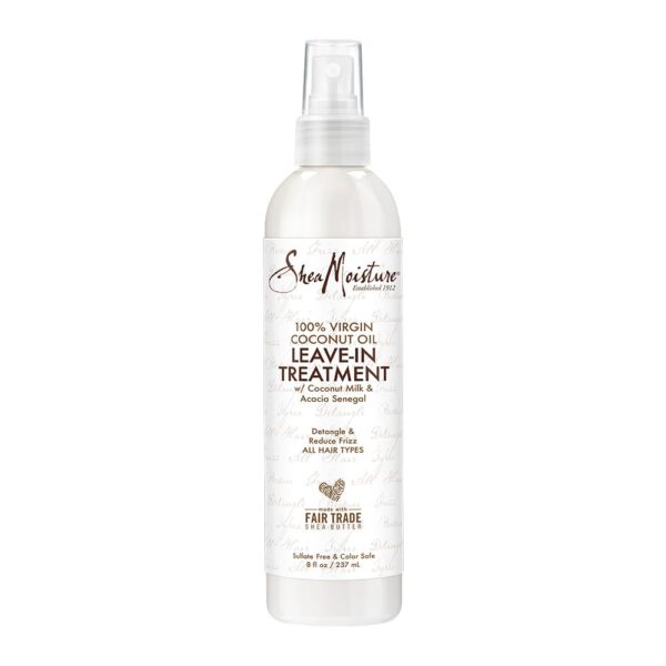 Shea Moisture 100 Percent Virgin Coconut Oil Leave-In Treatment, 8 Ounce