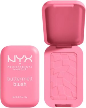 NYX Professional Makeup Buttermelt Powder Blush, Up To 12H Wear, Seamless Blending, Fade and Transfer Resistant, With Shea and Mango Butter, Vegan Formula, Shade: Butta Together