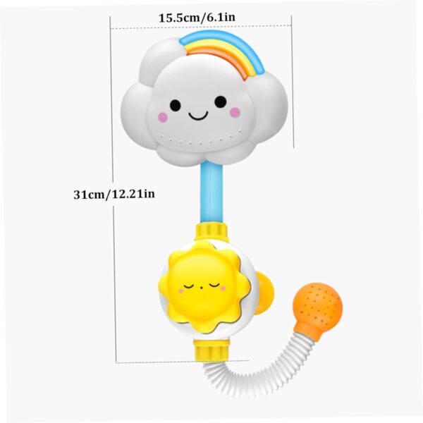 Baby Shower Toy Bath Spray Water Shower Toy for Toddlers Cloud Rainbow Water Faucet for Kids Baby Bath Toys, Tub Toys, Bathtub, Head