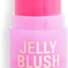 Revolution Beauty, Jelly Blush Stick Lip & Cheek Stain, Long-Lasting & Buildable with Hyaluronic Acid & Aloe, Vegan & Cruelty-Free, Strawberry Red