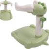 Baby Hug Bath Tower, Non Slip Toddler Shower Stand Support, Adjustable Baby Shower Stand for Bathroom, with Silicone Material (Green)