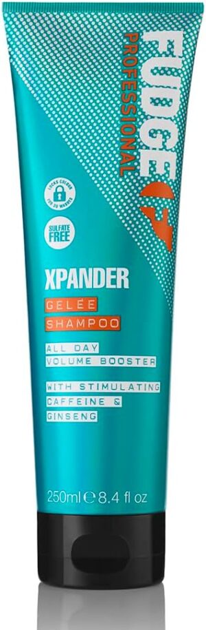 Fudge Professional Xpander Volumizing Shampoo, 180 Percent Denser Hair, for Fine, Flat Hair, Colour-Lock and Bond Repair Technology, 250 ml
