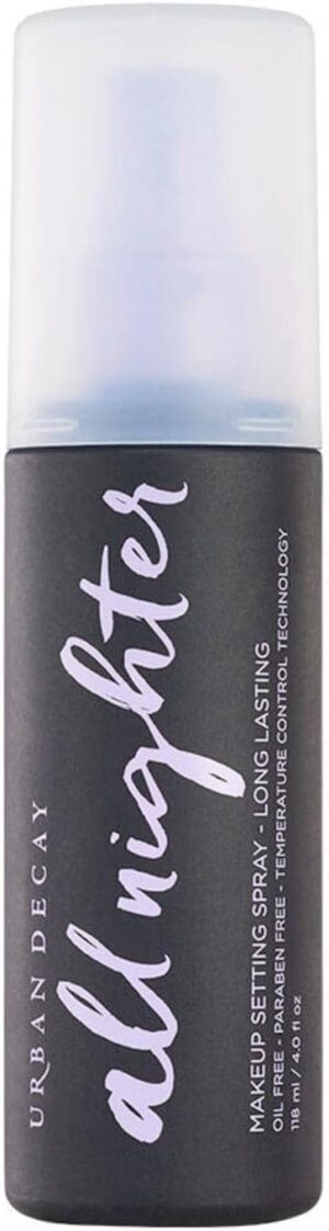 Urban Decay All Nighter Makeup Setting Spray, Long-Lasting Fixing Spray for Face, Up to 16 Hour Wear, Vegan & Oil-free Formula